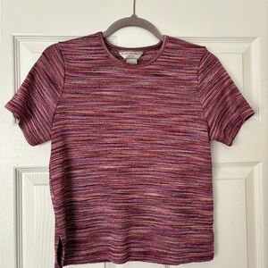 Allison Daley Women's Striped Pink Top